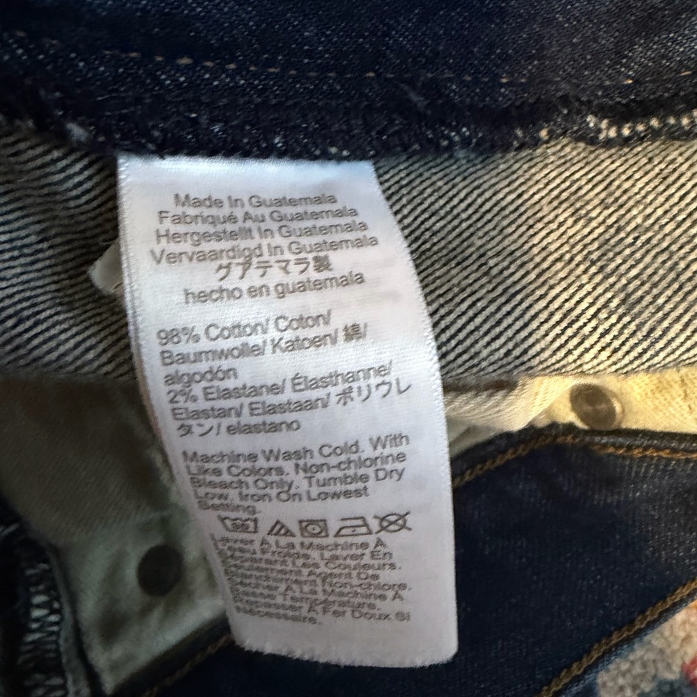 Jcrew 250 stretch straight leg dark denim jeans - Picture 5 of 8